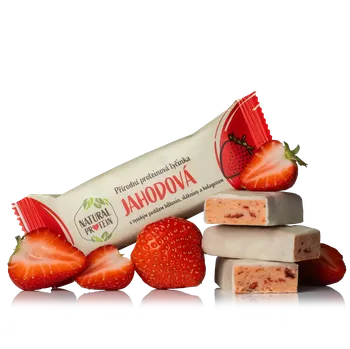 NaturalProtein Proteinová tyčinka s kolagenem - Jahodová