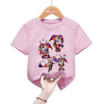 The Amazing Digital Circus TRIČKO s potiskem na motivy populárního seriálu "The Amazing Digital Circus" Barva: 25, Velikost: 2T