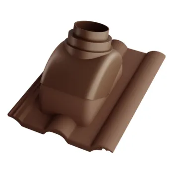 Betonpres Taška prostupová s adaptérem pro odkouření turbokotle Natura OPTIMAL tmavohnědá