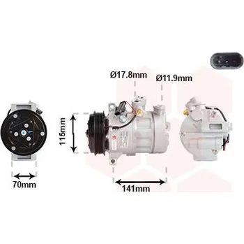 Kompresor klimatizace Kompresor, klimatizace VAN WEZEL 3001K719
