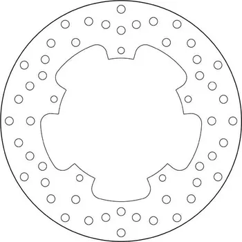 Brzdový kotouč Brzdový kotouč BREMBO 68B40777 fix APRILIA Scarabeo 250 2006-2009