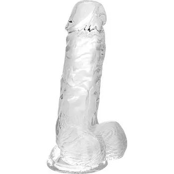Dildo Dildo S Pleasures Transparentní (Ø 3,5 cm)