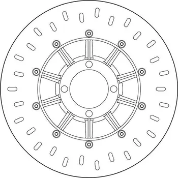 Brzdový kotouč Brzdový kotouč BREMBO Oro Fix - 68B407D2 BMW K 100 LT 1990-1991