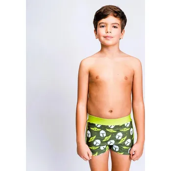 Chlapecké plavky CERDA Plavky MANDALORIAN boxerky zelené, vel. 128