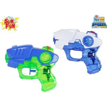 Dětská zbraň M.T. Sun Fun vodní pistole 12cm 2barvy Barva: Modrá