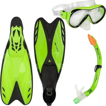 Dětská móda Gul Maui Full Set Juniors Lime/Black XXS(30-32)