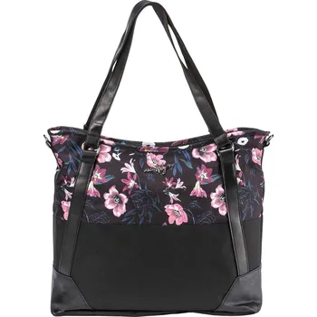 taška Meatfly Insanity - Hibiscus Black/Black 14 L