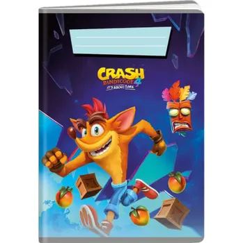 Školní sešit 544 - Crash Bandicoot - A5, linkovaný, 40 listů - 1595-0325