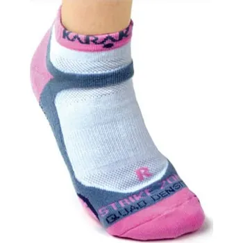 sportovní ponožky KARAKAL X4 TRAINER SOCK WHITE/PINK (1 pár) 40-46 EUR