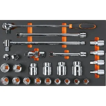 Gola sada Modul - gola sada 3/4", šestihranné hlavice, 26 ks, pěnová EVA výplň - Beta Tools