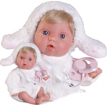 Panenka Antonio Juan 85317-2 Picolín ovečka - realistická panenka miminko s celovinylovým tělem - 21 cm