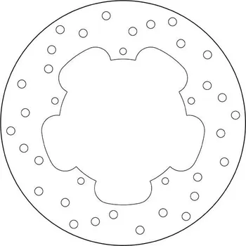 Brzdový kotouč Brzdový kotouč BREMBO 68B40776 fix PIAGGIO/VESPA X8 125 2004-2007