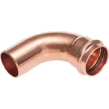 Vodovodní potrubí Cu lisovací oblouk 15/90° IxA