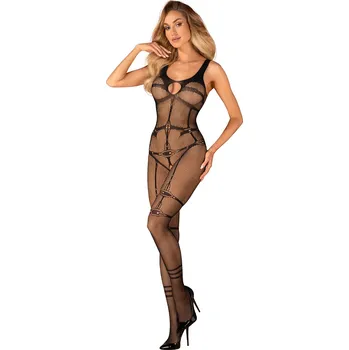 Obsessive Bodystocking N123 Barva: Černá, Velikost: S/M
