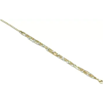 Náramek Victoria VBKACA78521 korálkový náramek Gold