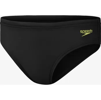 Chlapecké plavky SPEEDO LOGO 6.5CM BRF JM BLACK/YELLOW 9-10 722176