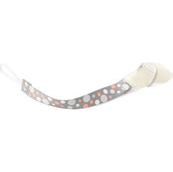 Pásek na dudlík s klipem Baby Ono šedý