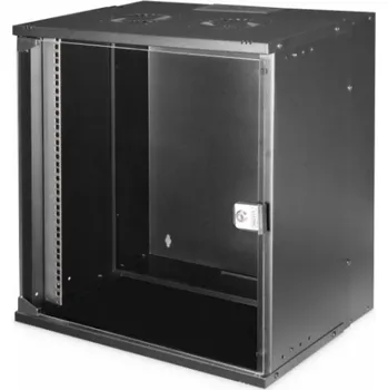 Rozvaděč DIGITUS DN-49207 Nástěnná skříň 19" 12U, SOHO PRO 595 x 540 x 400 mm, černá (RAL 9005)