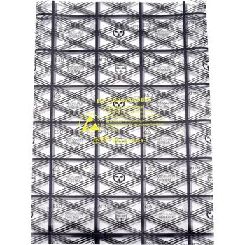Quadrios ESD sáček (d x š) 127 mm x 203 mm vodivý Poznávací značka ESD C 10 ks