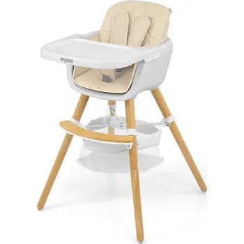 Jídelní židlička Jídelní židlička Milly Mally 2v1 Espoo béžová