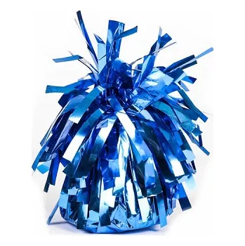 Balónek Zlatá Žirafa Střapaté závaží - světle modrá