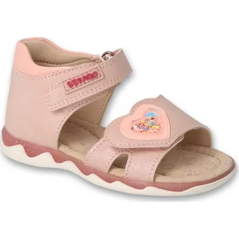 Dívčí sandály BEFADO 170P093 dívčí sandálky STAR růžové 21 170P093_21