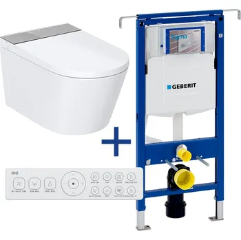 WC sada WATERGATE ADAPTA Basic sprchovací toaleta + GEBERIT DUOFIX předstěnový modul WG-AB100_111.355.00.5