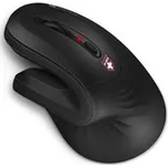 CONNECT IT FOR HEALTH ergonomická vertikální myš (+ 1x AA baterie zdarma) bezdrátová, černá CMO-2900-BK
