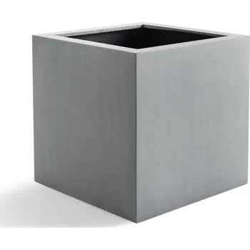 Květináč Argento Cube Natural Grey V 50 cm / D 50 cm