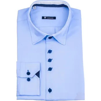 Chlapecká košile Dětská chlapecká košile VS-PK-1733-B světle modrá, Velikost 164