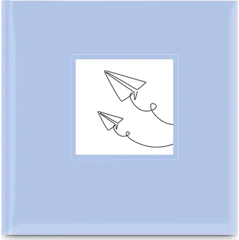 Fotoalbum Hama album klasické COLORFUL LINEART 30x30 cm, 80 stran, modrá