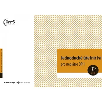 Tiskopis Optys 1022 daňová evidence pro neplátce DPH A4 32 listů