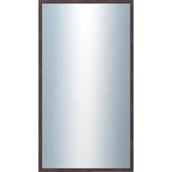Zrcadlo DANTIK - Zarámované zrcadlo - rozměr s rámem cca 50x90 cm z lišty FC hnědá vysoká (2184)
