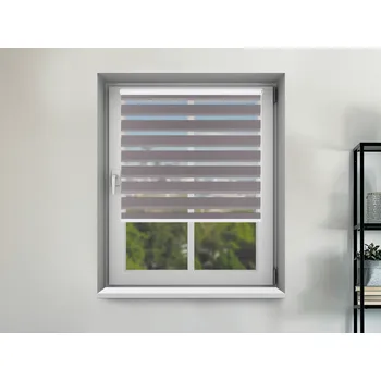 Roleta FEXI Zatemňovací Roleta Den a noc, Originál, Šedo-fialová, E 097 v MAXI kazetě, 150x30 cm