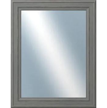 Zrcadlo DANTIK - Zarámované zrcadlo - rozměr s rámem cca 40x50 cm z lišty STEP tmavěšedá (3021)