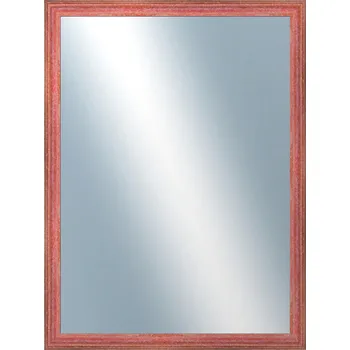 Zrcadlo DANTIK - Zarámované zrcadlo - rozměr s rámem cca 60x80 cm z lišty LYON červená (2707)