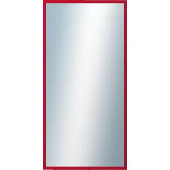 Zrcadlo DANTIK - Zarámované zrcadlo - rozměr s rámem cca 50x100 cm z lišty PERLA červená lesklá vysoká (2878)