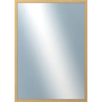Zrcadlo DANTIK - Zarámované zrcadlo - rozměr s rámem cca 50x70 cm z lišty KASSETTE přírodní lakovaná (2879)