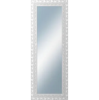 Zrcadlo DANTIK - Zarámované zrcadlo - rozměr s rámem cca 60x160 cm z lišty ROKOKO stříbrná házená (2881)