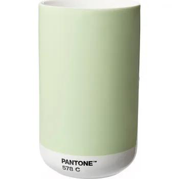 Váza Světle zelená keramická váza Pantone Light Green 578 14 cm