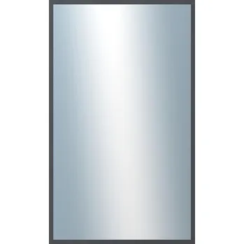 Zrcadlo DANTIK - Zarámované zrcadlo - rozměr s rámem cca 60x100 cm z lišty KASETTE šedá (2758)