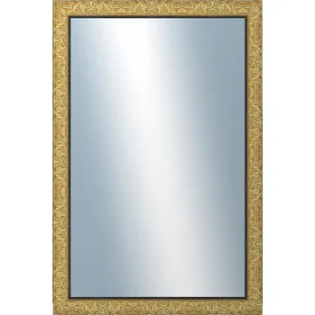 Zrcadlo DANTIK - Zarámované zrcadlo - rozměr s rámem cca 80x120 cm z lišty PRAHA zlatá (2752)