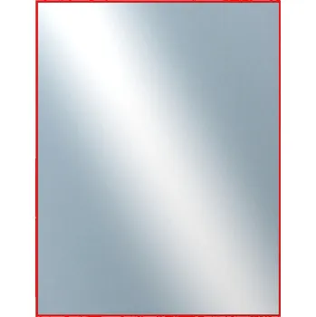 Koupelnový nábytek DANTIK - Zarámované zrcadlo - rozměr s rámem cca 70x90 cm z lišty Hliník červená | P01-098 (7001098)