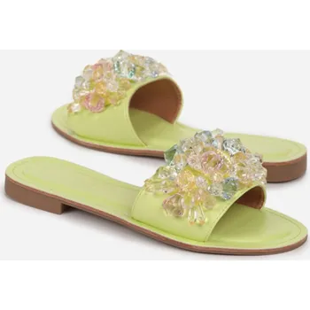 Dámské pantofle Trendy dámské pantofle 7989-61 zelené , VELIKOST 41