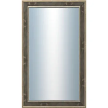 Zrcadlo DANTIK - Zarámované zrcadlo - rozměr s rámem cca 60x100 cm z lišty TOOTH zlato černá (2780)