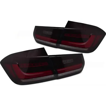 Zadní světlomet TUNING-TEC Zadní světla BMW F30 11-18 - červené/kouřové LED BAR SEQ