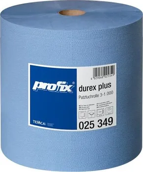 Papírový ručník Temca Profix Durex Plus T025349 3vrstvé 38 x 36 cm modré