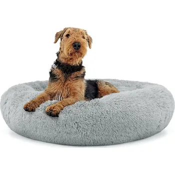Pelíšek pro psa Pohodlný uklidňující pelíšek pro psy a kočky (80cm) šedá