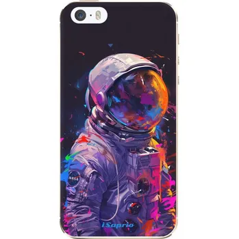 Odolné silikonové pouzdro iSaprio - Neon Astronaut - iPhone 5/5S/SE