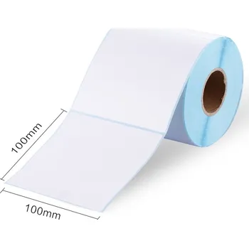 Samolepící etiketa Comix Role samolepících etiket 100 X 100 mm, 500 etiket, C6421 Barva: Bílá